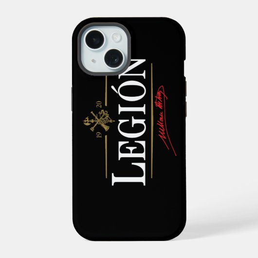 Legión iPhone 15ケース (裏面)