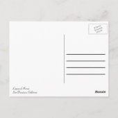 Legion of Honorサンフランシスコ葉書 ポストカード (裏面)