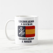 Legionarios a luchar 2 コーヒーマグカップ (左)