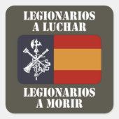 Legionarios a luchar 2 スクエアシール (正面)
