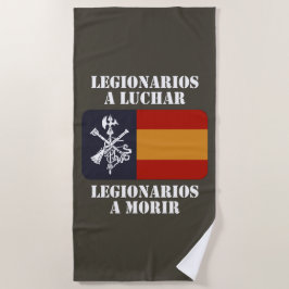 Legionarios a luchar 2 ビーチタオル