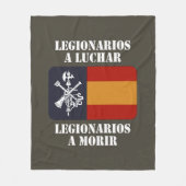 Legionarios a luchar 2 フリースブランケット (正面)