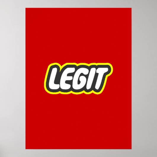 Legitポスター ポスター (正面)