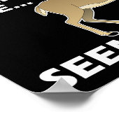 Legit狩りおもしろいポスターblk ポスター (角)