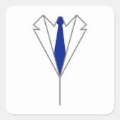 Legitimate Business Penguins sticker スクエアシール (正面)