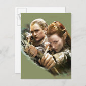 LEGOLAS GREENLEAF™およびTAURIEL™グラフィック ポストカード (正面/裏面)