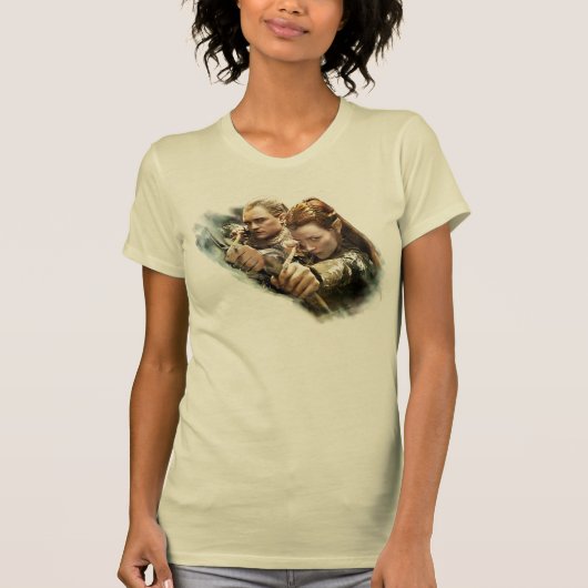 LEGOLAS GREENLEAF™およびTAURIEL™グラフィック Tシャツ (正面)