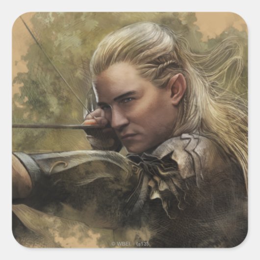 LEGOLAS GREENLEAF™のスケッチ スクエアシール (正面)