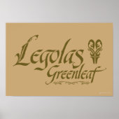 LEGOLAS GREENLEAF™の名前 ポスター (正面)