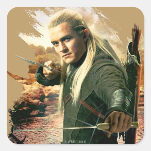 LEGOLAS GREENLEAF™グラフィック2 スクエアシール (正面)