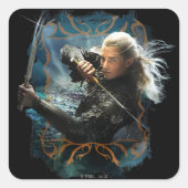 LEGOLAS GREENLEAF™グラフィック スクエアシール (正面)