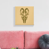 LEGOLAS GREENLEAF™シンボル キャンバスプリント (インサイチュ (リビング))