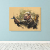 LEGOLAS GREENLEAF™スケッチ キャンバスプリント (インサイチュ (ウッドフロア))