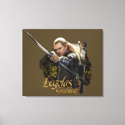 LEGOLAS GREENLEAF™スケッチBowグラフィック キャンバスプリント (正面)
