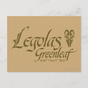 LEGOLAS GREENLEAF™名/名称/ネーム ポストカード