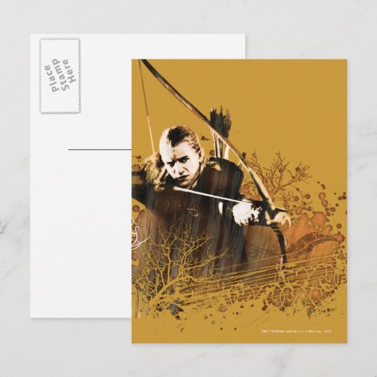 LEGOLAS GREENLEAF™射撃、 発砲矢印 ポストカード (正面/裏面)