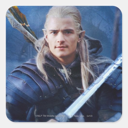 LEGOLAS GREENLEAF™青 スクエアシール (正面)