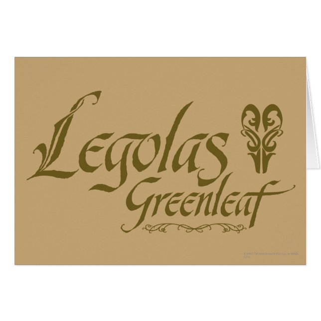 LEGOLAS GREENLEAF™ Name (正面横)