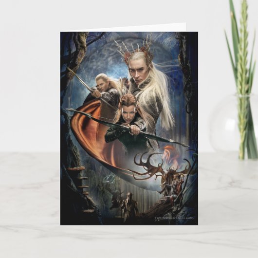 LEGOLAS GREENLEAF™、TAURIEL™、およびThranduil カード (正面)