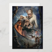 LEGOLAS GREENLEAF™、TAURIEL™、およびThranduil 招待状 (正面/裏面)