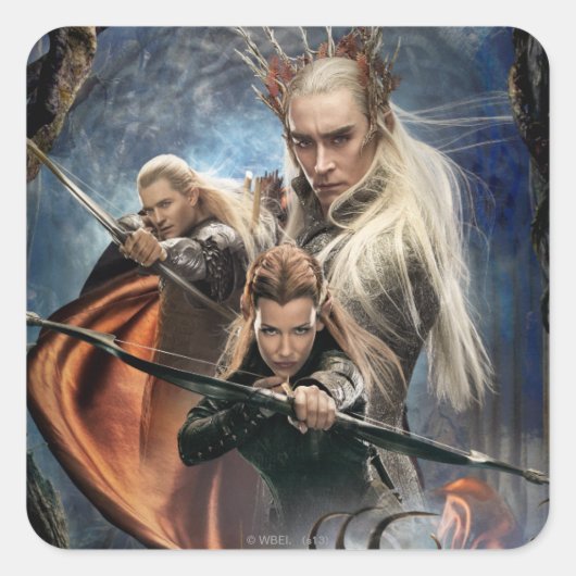 LEGOLAS GREENLEAF™、TAURIEL™、Thranduil スクエアシール (正面)