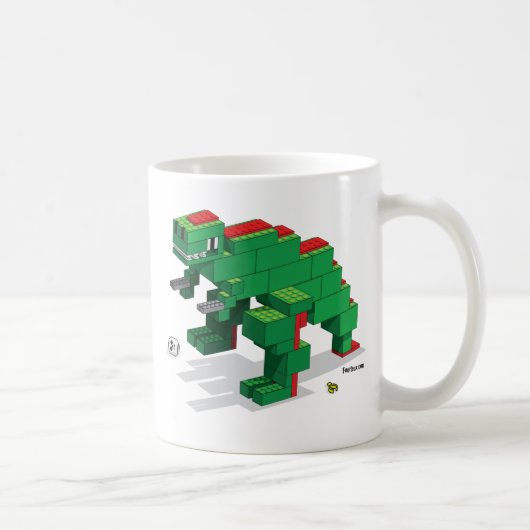Legosaurusのコーヒー・マグ コーヒーマグカップ (右)