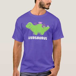 Legosaurus Dinosaur family girl Tシャツ