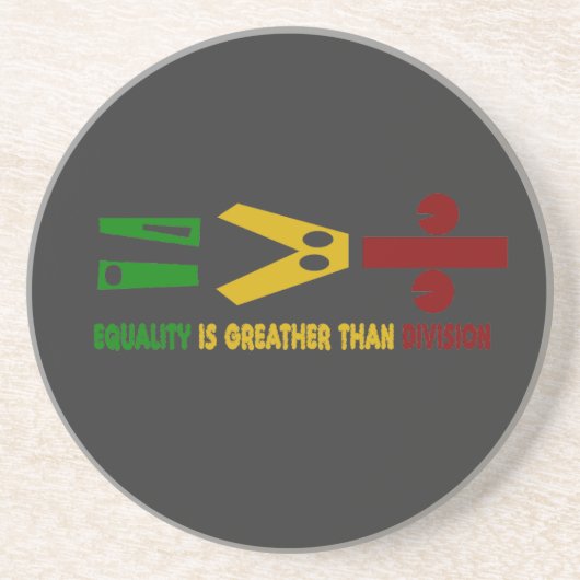 l'égualité est plus grande que la division コースター (正面)