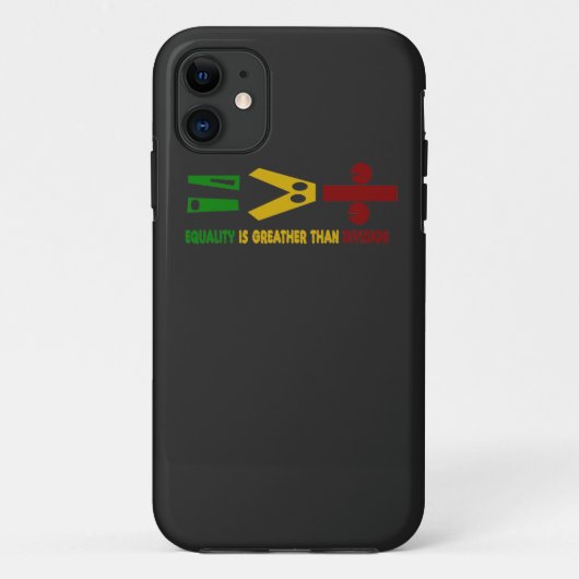 l'égualité est plus grande que la division Case-Mate iPhoneケース (裏面)