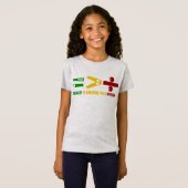 l'égualité est plus grande que la division tシャツ (正面フル)