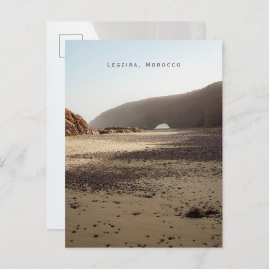Legzira Morocco Coastal ポストカード (正面/裏面)