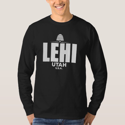 Lehi Utah Retro Vintage Tシャツ (正面)