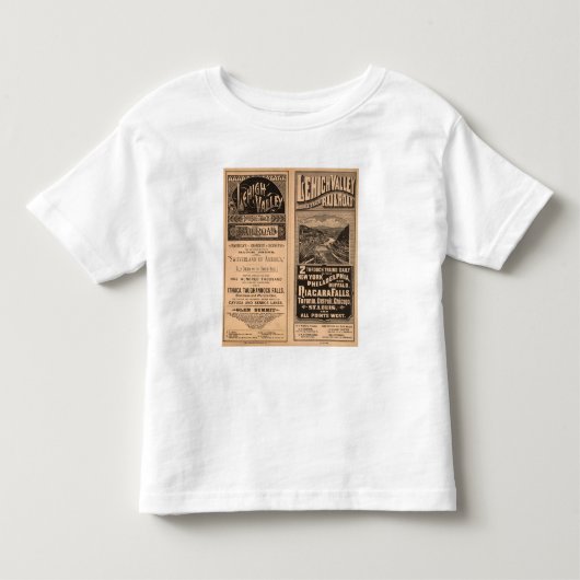 Lehighの谷の鉄道 トドラーTシャツ (正面)