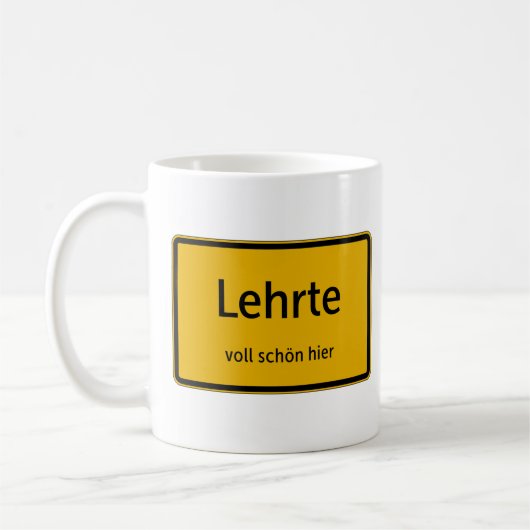 Lehrte Tasse Kaffeetasse Teetasse コーヒーマグカップ (左)