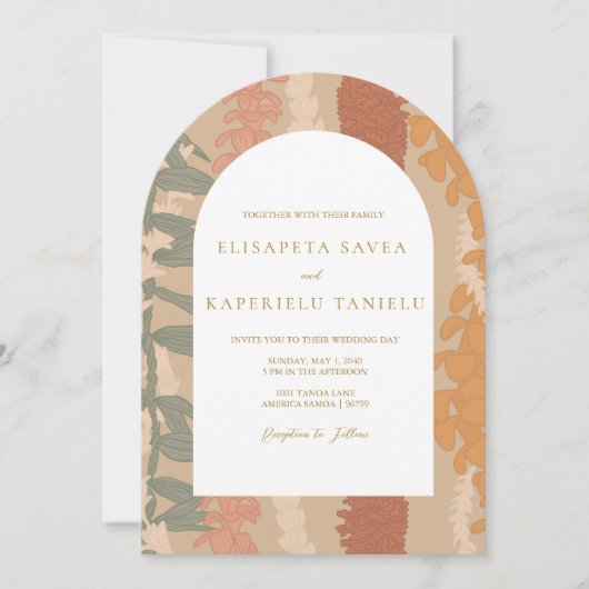 Lei Invitation 招待状 (正面)