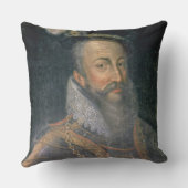LeicesのロバートDudleyの(1532-88年の)伯爵のポートレート クッション (裏面)