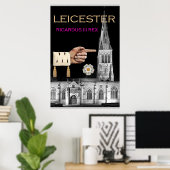 "Leicester Cathedral is mine!" says Richard III ポスター (ホームオフィス)