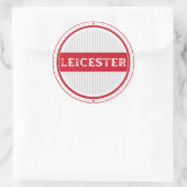 Leicester City Pride Emblem – English Identity ラウンドシール (バッグ)