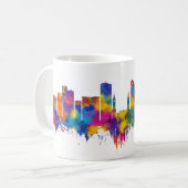 Leicester England Skyline コーヒーマグカップ (正面左)