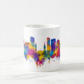 Leicester England Skyline コーヒーマグカップ (中央)