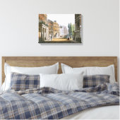 Leicester Square 1812 from Ackermann's Repository キャンバスプリント (インサイチュ (寝室))