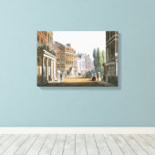 Leicester Square 1812 from Ackermann's Repository キャンバスプリント (インサイチュ (ウッドフロア))