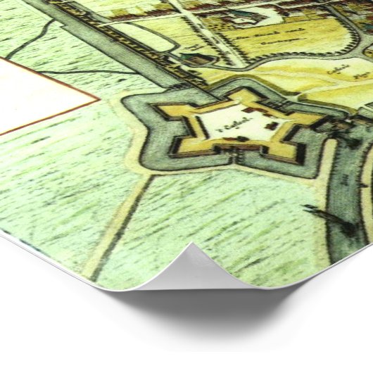 Leiden - 1652 ポスター (角)