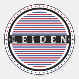 Leiden City Pride Emblem – Dutch Identity ラウンドシール