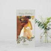 Leighton GirlバスケットのフルーツCC1195誕生日カード シーズンカード (スタンド正面)