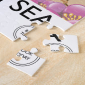 Leigon-Sea Essexシーサイドポスター ジグソーパズル (側面)