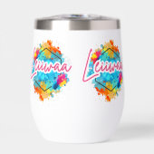 LEIIWAAでスタイリッシュに飲み物を楽しもう 💙🌺 (正面)