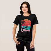 LEIIWAA – 島の女の子 トライブレンドＴシャツ (正面全面)