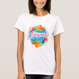 LEIIWAA - 私がブループリント | 大胆な島娘Tシャツ Tシャツ