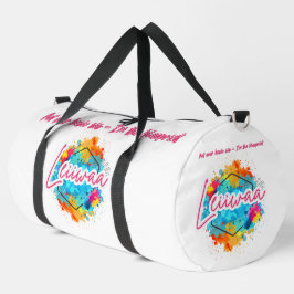 LEIIWAA Gym Bag – "Not Your Basic Sis – I'm the Bl ダッフルバッグ